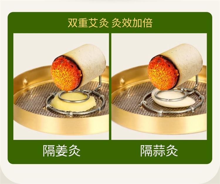 Portable Brass Moxibustion Box Smokeless Moxa Warmer for Abdomen Waist Traditional Wellness Tool specifications