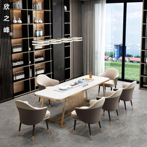 New Chinese tea table and chair combination Office small tea table Light luxury tea table Home modern simple Zen Kung Fu tea