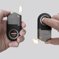 DISSIM reverse inverted lighter jitsu same creative personality tide lighter boys hard core gift