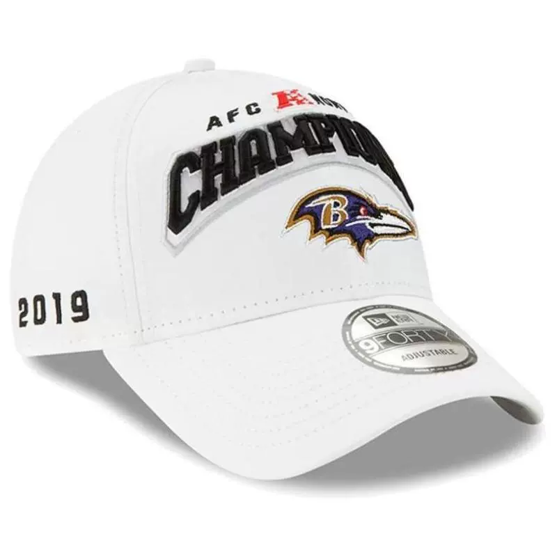 NFL nam thể thao Mũ bóng bầu dục Baltimore Ravens Ravens Một kích thước có thể điều chỉnh Thư trực tiếp của Mỹ N0630F - Mũ thể thao