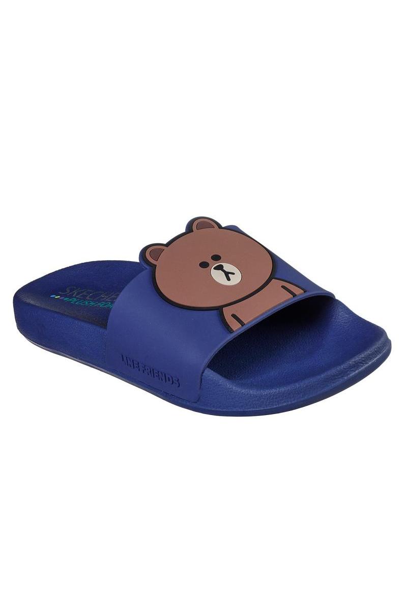 SKECHERS / SKECHERS Dép thể thao nữ với một con vịt nhỏ màu vàng dễ thương đi du lịch Mỹ trực tiếp 31644 - Dép thể thao giày dép bitis