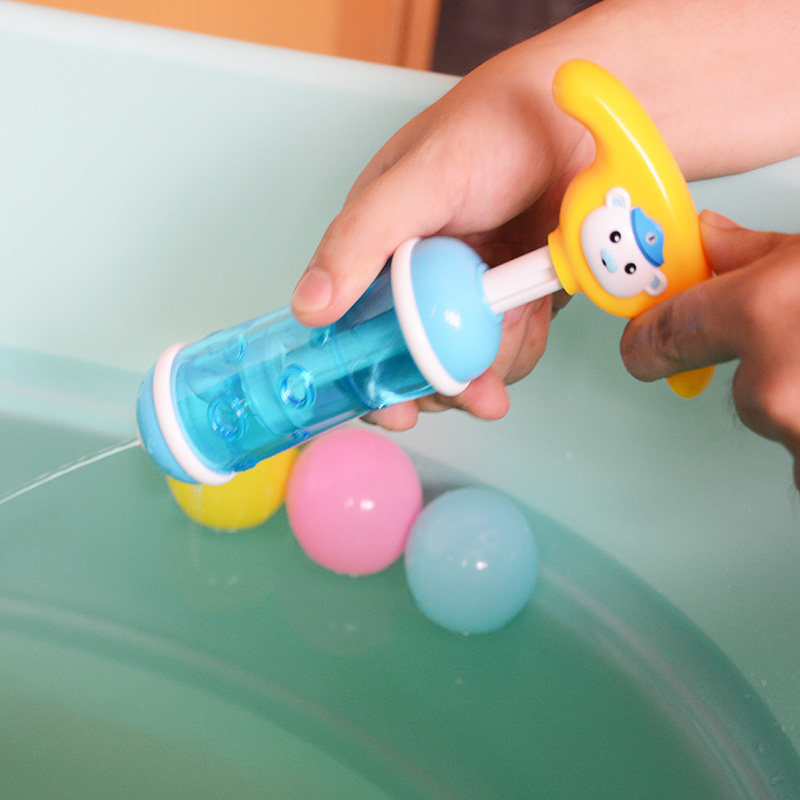 Seabed water gun toy pumped bath toy baby playwater toy water swimming water rifle toy