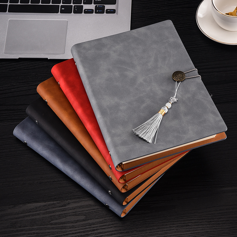 Hand Ledger This Day Style A5 Travel Ben Retro Loose-leaf Notepad Custom LOGO Carry-on Notebook Brief College Student Creative Benson