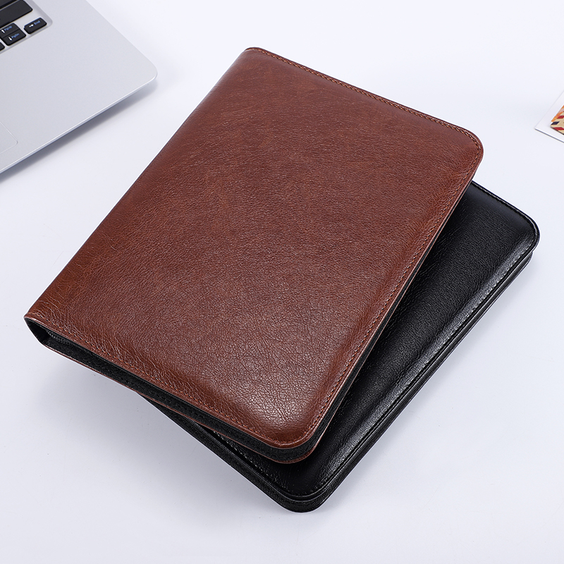 A4 notebook sub-cortex creative retro business custom logoA5 detachable loose-leaf zipper notepad simple thickened meeting records portable A6 simple literary and exquisite diary