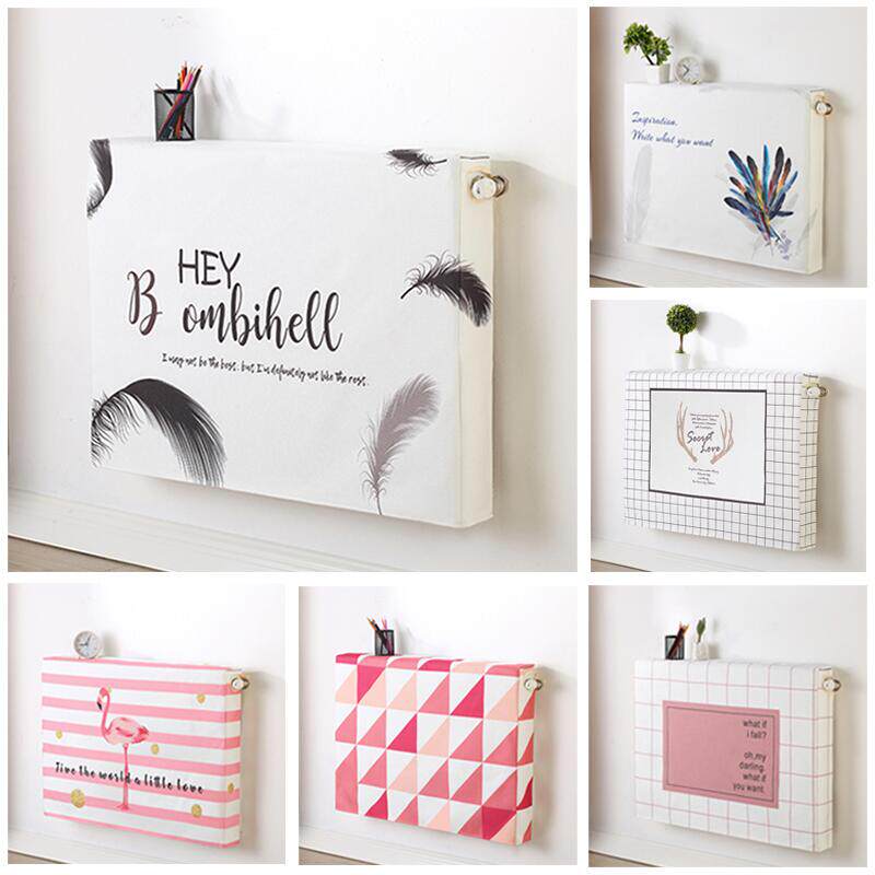 Custom minimalist heating cover Heating sheet cover Nordic ins Heating cover cloth Art Deco full bag Anti-smoked black hood cover