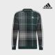 Korea Direct Mail [AdidasGOLF] Men's Printed Pullover Sweater Long Sleeve Sweater Green Dark Green HG82