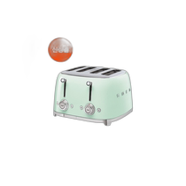 Korean direct mail SMEG multifunctional retro toaster toaster household green T