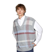 Korean direct mail TOMMY HILFIGER mens cotton vest T12E6KVT300MT1P4A
