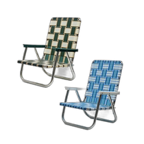 韩国直邮Lawn chair美国经典编织椅ins风 露营户外家居折叠 高背