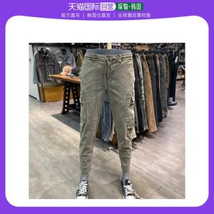 Korea direct mail buckaroo cotton trousers [buckaroo jean] men's waist elastic wash overalls b