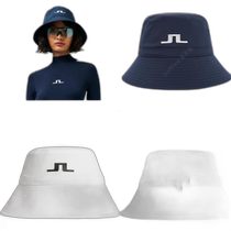 Korean direct mail Jlindeberg golf hat 23SS female white fisherman hat hunting hat high