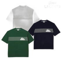 Korean direct mail Lacoste cotton pants LACOSTE mesh printed short-sleeved T-shirt TH5590 loose P