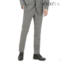 Korean direct mail ZIOZIA cotton pants ZIOZIA] Ordinary style plaid daily style formal pants (AB