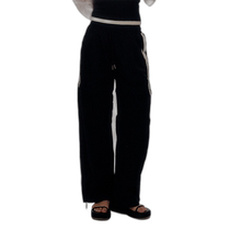 Korean direct mail SOMEPLACE two-way nylon thread color matching training wide-leg pants
