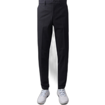 Korean direct mail Jlindeberg cotton pants 23FW mens pants black GMPA06346 9999