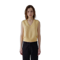 Korean direct mail NOTHING WRITTEN womens cotton vest 305783690 Basic v-neck slip