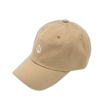 (Direct Mail from Korea) VERUTUM Fashionable Simple White Embroidery Pattern Baseball Cap Beige H003 BE