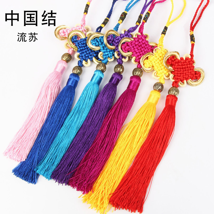 Phnom Penh Line Rich Knot Chinese Knot Gifts Abroad New Chinese Knot 8 Plates Chinese Knot Tassel