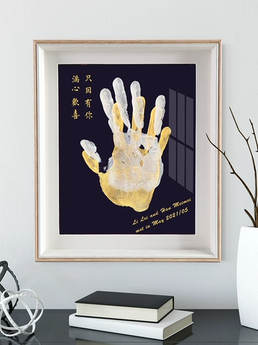 Отпечаток рук для влюбленных, фоторамка, детский сувенир, подарок на день рождения, «сделай сам», граффити