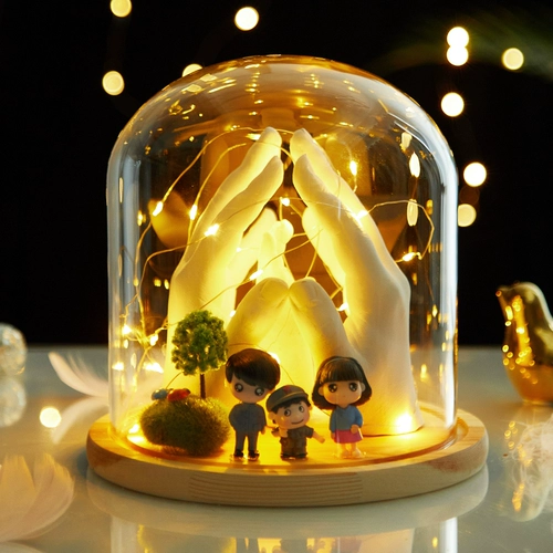 Детская трехмерная хваталка, кварц, отпечатки рук и ног, чернильная подушечка, 3D, подарок на день рождения