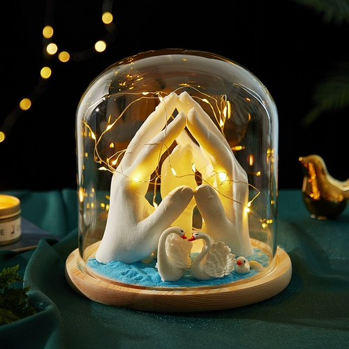 Детская трехмерная хваталка, кварц, отпечатки рук и ног, чернильная подушечка, 3D, подарок на день рождения