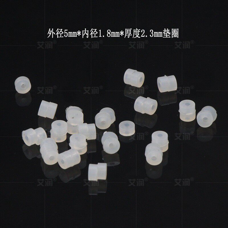 5 * 1 8 * 2 3mm silicone gel miniature small gasket flat cushion high temperature resistant silicone ring (10 one for 5 5 dollars)