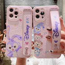 Star Della Cartoon Wristband applies iphone13 Apple 11 phone shell 12 new x xsxr se full package anti-fall iphone13 soft silicone net red female 12pr