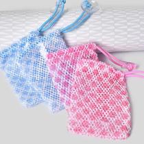 Japanese Broken Soap Containing Blistering Net Soap Bag Cashier Bag of Hanging Bunch Mouth Suction Cup Home Cleaning