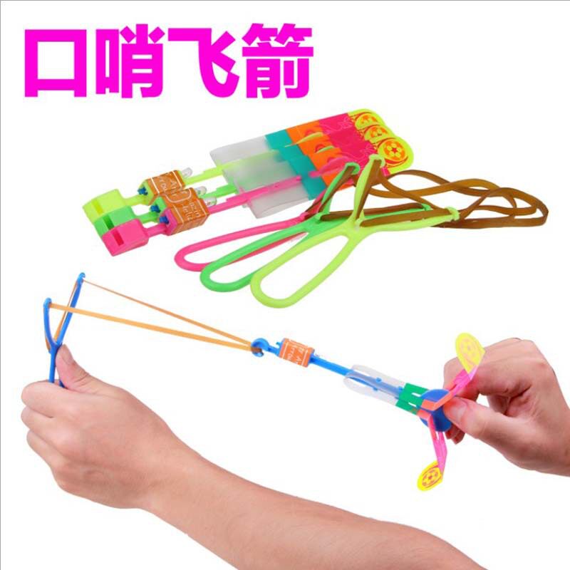 Luminous Mouth Whistle Fly swordplay Archery Grand Fly Sword Night Market Stalls Hot Sell Fly Sky Fairy Glowing Toy Cargo Source