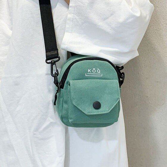 Man Bag Summer New Minimalist Printed Skew Satchel Mans Tide Pack Trendy 100 Hitch Lovers Casual Sails Cloth Bag