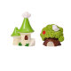 Miniature cartoon small house house villa decorations Moss micro landscape bonsai desktop DIY landscaping decoration accessories