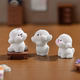Cute Fleece Puppy Doll Dollhouse DIY Decoration Hanging Accessories Desktop Micro Landscape Car-Mounted Small Ornaments