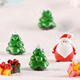 Christmas Small Gifts for Kids, Creative Snowman and Old Man Mini DIY Desktop Cake Atmosphere Decoration Desktop Ornaments