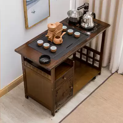 Removable small coffee table Kung Fu tea table Wu Jinshi tea table Household living room tea tray tea set one office