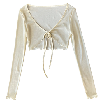 Wenxian commuter ຕາຫນ່າງ lace top