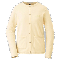 Daily fashion errand Montbell womens round neck cardigan Shammy breast knitted button opening and closing warm 1114163