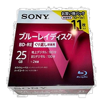 Self-operated｜Sony Sony burning disc BD-RE Blu-ray can be burned repeatedly 25GB 10BNE1VL