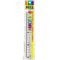 (Japan Direct mail) Kutsuwa STAD ruler methacrylate plastic system 18cm HS181