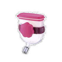 (Direct mail from Japan) Richell portable pet water fountain pink pet cage external installation