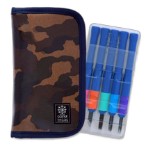 Japan Direct Mail (Japan Direct Mail) Colorful Candy Style Carving Knife Set Camouflage Forest Green N