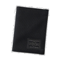 Japanese direct mail PORTER casual and business universal card holder for men and women black plaid design lightweight