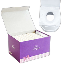 (Direct mail from Japan) Oka portable disposable toilet seat antibacterial 70 sheets 38×43cm