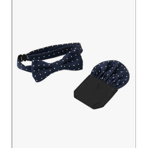 Japan direct mail ROPE PICNIC childrens formal bow tie pocket square set learning