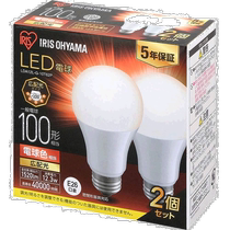 Ampoule LED IRISOHYAMA x2 26mm 100w Incandescent LDA12L-G-10