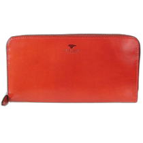 Japan direct mail IL BUSSETTO long wallet round zipper x natural color 7815178