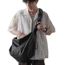 Japanese direct mail MONO-MART half-moon synthetic leather shoulder bag for men and women bg360