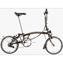 Japan direct mail Brompton small cloth bike black lacquered color travel foldable adjustable resistant and durable