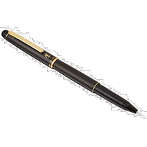 Self-operated｜PLATINUM platinum soft tip fountain pen brush nib fountain pen black gold Black CF-20