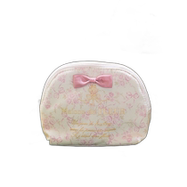 Japan direct mail Maison de FLEUR womens satin ribbon round cosmetic bag 8A33FJJ0400
