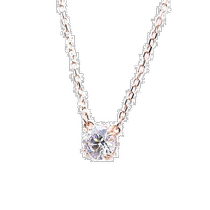 Self-operated｜SWAROVSKI Necklace Womens Constella Pendant Rose Gold Transparent 5636710 Pearl